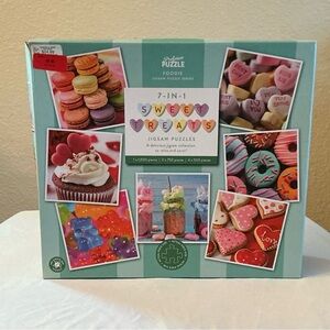 Professor Puzzle Set of 7 Sweet Treats Jigsaw Puzzles